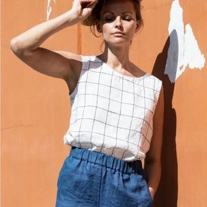 not perfect linen • vienna loose linen tank